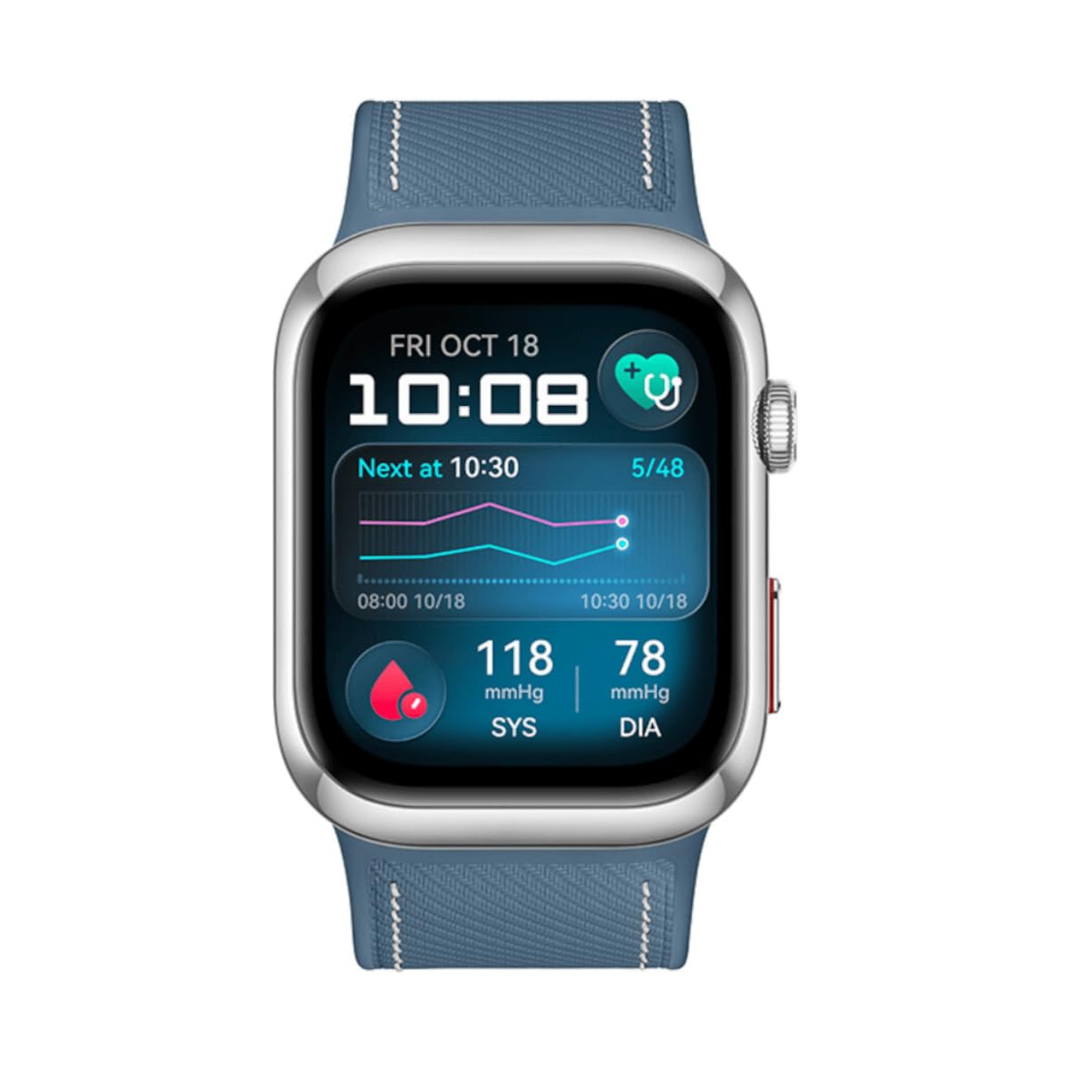 Huawei Watch D2, Smartwatch AMOLED de 4,6 cm, monitoreo ambulatorio de la presión Arterial, ECG, sensibilización sobre la respiración del sueño, SpO2, Ligero y Fino, Comunidad de Salud, Llamada