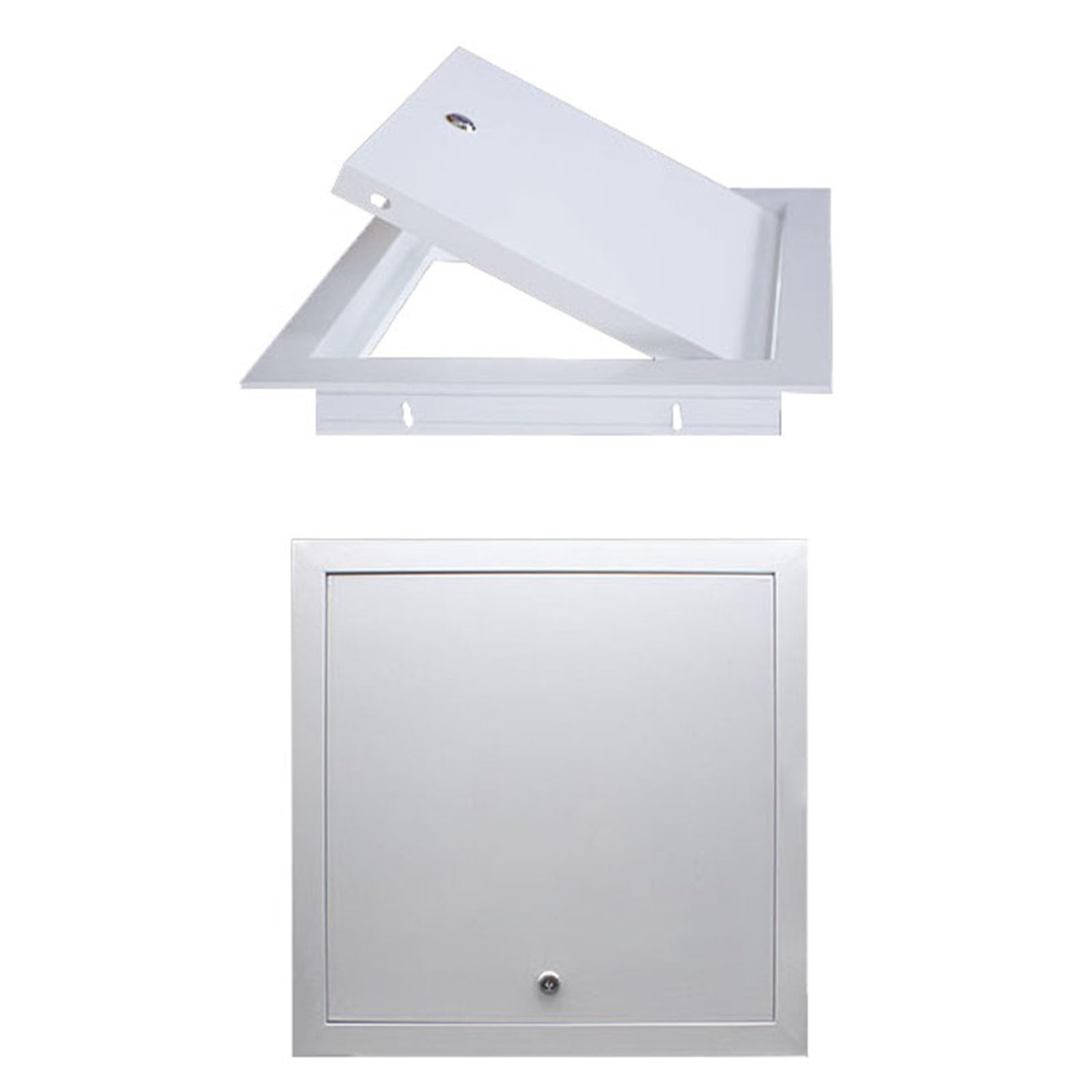Trappe en aluminium galvanise pour cloisons seches et acces vannes