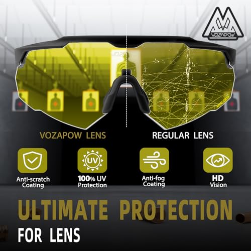 Image of Shooting Glasses Anti Fog with High Definition Lenses, ANSI Z87+ Certified Tactical Safety Glasses for Men Women