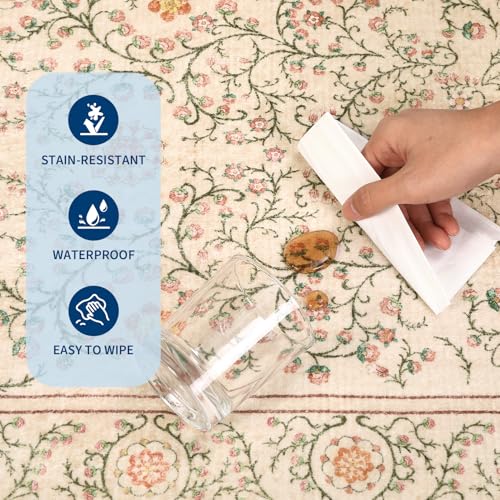 Tapete corredor Boho 2x6 GarveeHome camel antideslizante miniatura 7