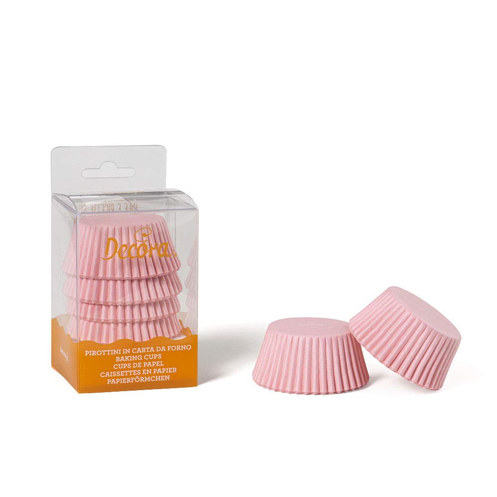 DECORA 0339674 75 Pink Baking Cups 50 X 32 MM