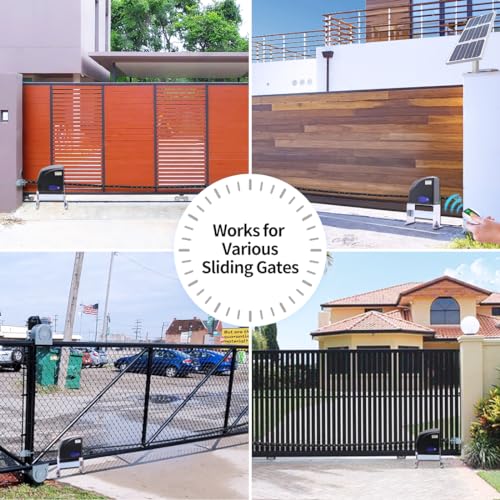 Topens DKC500S Solar Sliding Gate Opener Chain Drive Automatic Gate Motor thumb #6