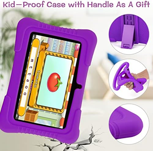 Veidoo Kids Tablet, 7 inch Android Tablet PC, 2GB RAM 32GB ROM, Safety Eye Protection IPS Screen, WiFi, Dual Camera, Games, Parental Control APP, Learning for Kids - 5