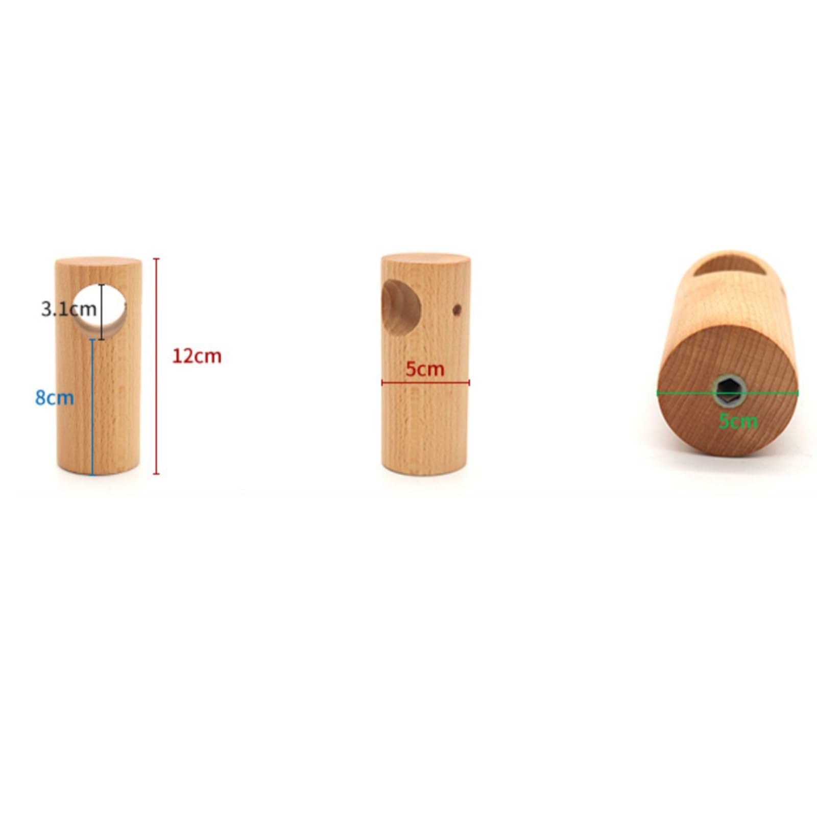 Tringle à rideaux romaine en bois massif de 110 cm - Couleur noyer - Installation facile - Durable - Double tringle en option pour décoration d'intérieur - Solution élégante de traitement de fenêtre