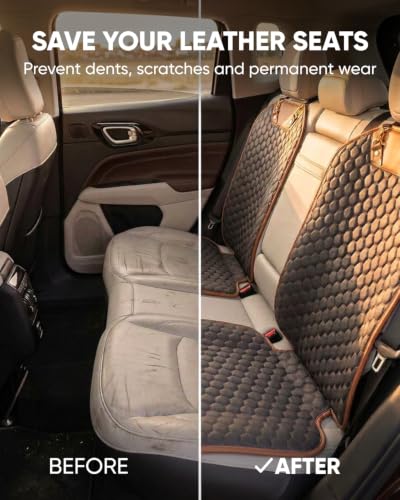 Owleys Premium Leather Car Seat Protector