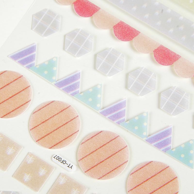 Image of Decorative Literary Stickers Set for Journaling, Scrapbooking, Planner Decoration, DIY Crafts & Bullet Journal - Aesthetic Pattern Sticker Sheets (Multi-Design Pack)
