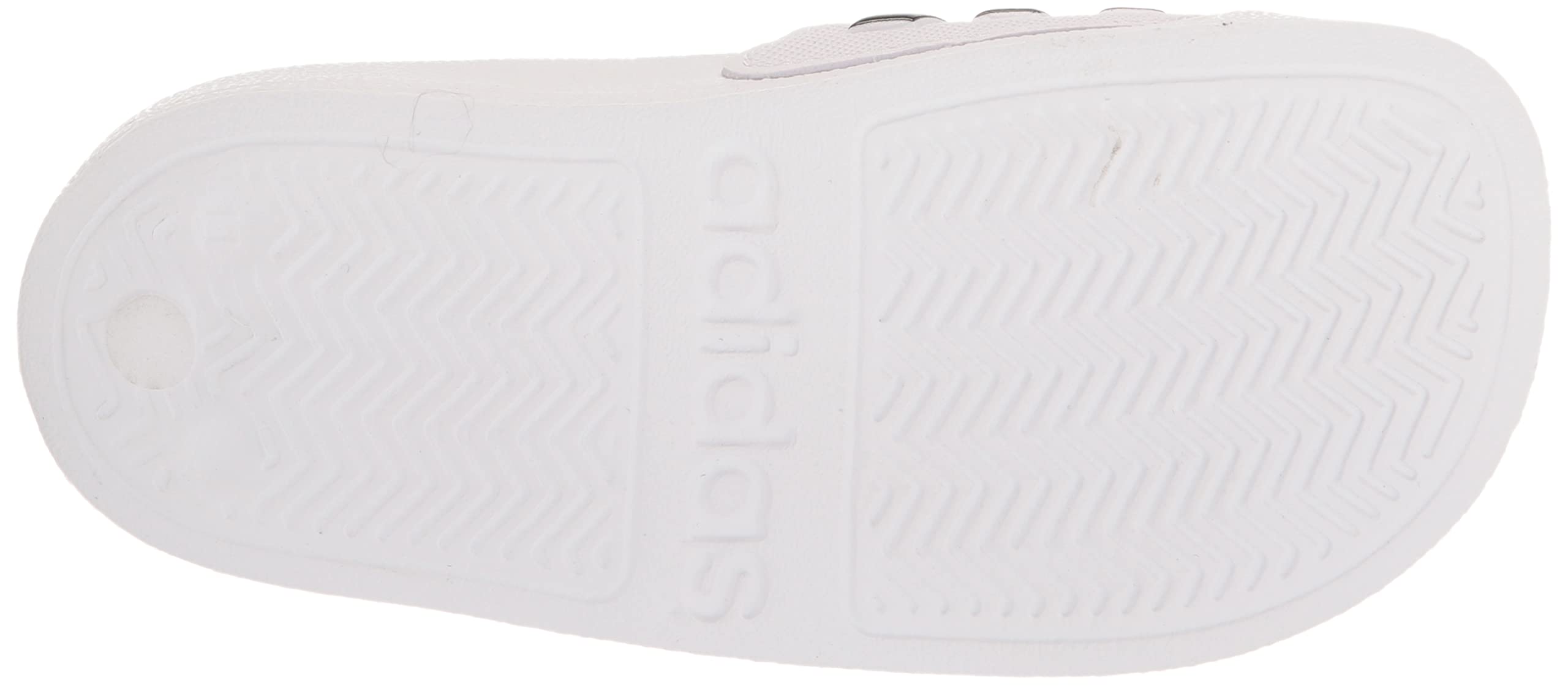 adidas Adilette Shower Slides Sandal, White/Black/Black, 11 US Unisex Little Kid