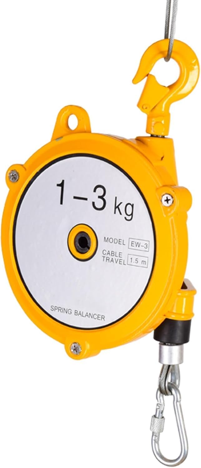 VUIKLCty Spring Balancer, Suspendable Telescopic Tool Spring Balancer, Adjustable Balancer Telescopic (Size: 1-3 Kg)