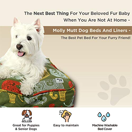 Molly Mutt Oversized Dog Bed Cover, Cotton, 45"L x 36"W x 5"Th - Thumbnail 3