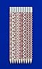 Ann Hazelwood's Red & White Quilty Pencils: 10 Pretty Pencils #1