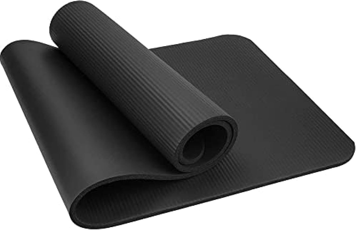 Yogamatte Übungsmatte TPE Fitness Yogamatte 15mm Extra Dicke Nbr-Matte Mit Hoher Dichte Für Pilates, Fitness & Workout Mit Tragegurt Für Home Gym, Training, Pilates, Liegestütze, Red