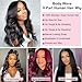 draconenee V Part Wig Human Hair 20 inch Upgrade U Part Wigs Body Wave for Black Women Beginner Friendly No Sew In and No Leave Out Glueless Brazilian Virgin Hair Wig Natural Black Color 180% Density