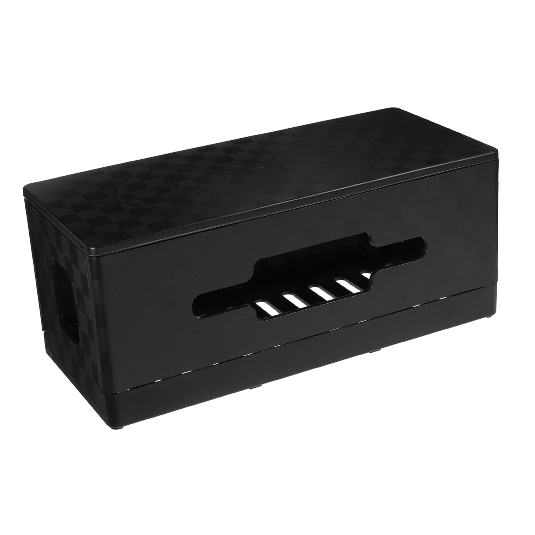 Caja de almacenamiento de enchufes para ocultar cables rebeldes