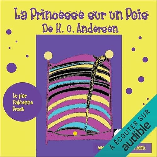 Diseño de la portada del título La princesse sur un pois