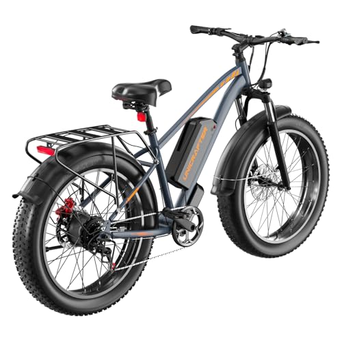 1000W Electric Mountain Bike 30MPH 48V 18.2Ah, 26