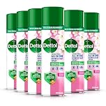 Dettol All in One Disinfectant Spray, Orchard Blossom, 6 x 300 ml Multipack, Fresh Pet & Shoe Sanitiser, Sofa Cleaner, Antibacterial Liquid, Ideal for Home Hygiene