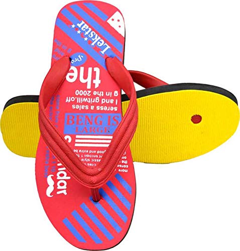 Image of POLITA Boys & Girls Slip On Slipper Flip Flop (Red)