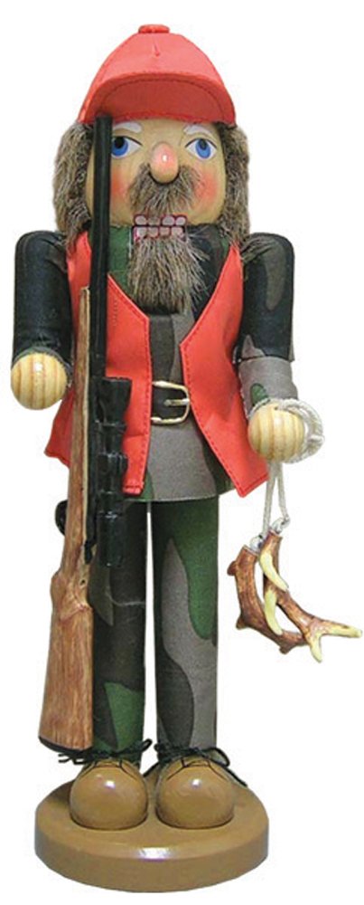 Santa's Workshop 70347 Deer Hunter Nutcracker, 15",