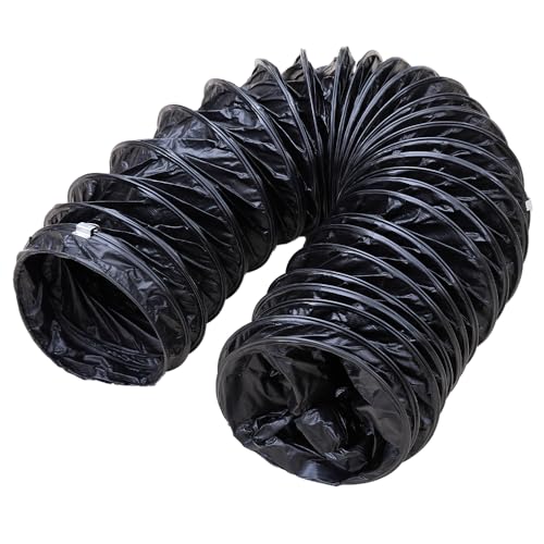 PVC Flexible Duct Hosing 12 Inch 16FT Exhaust Ducting Hose for Utility Blower Ventilation Fan Exhaust Fan (12INx16FT)
