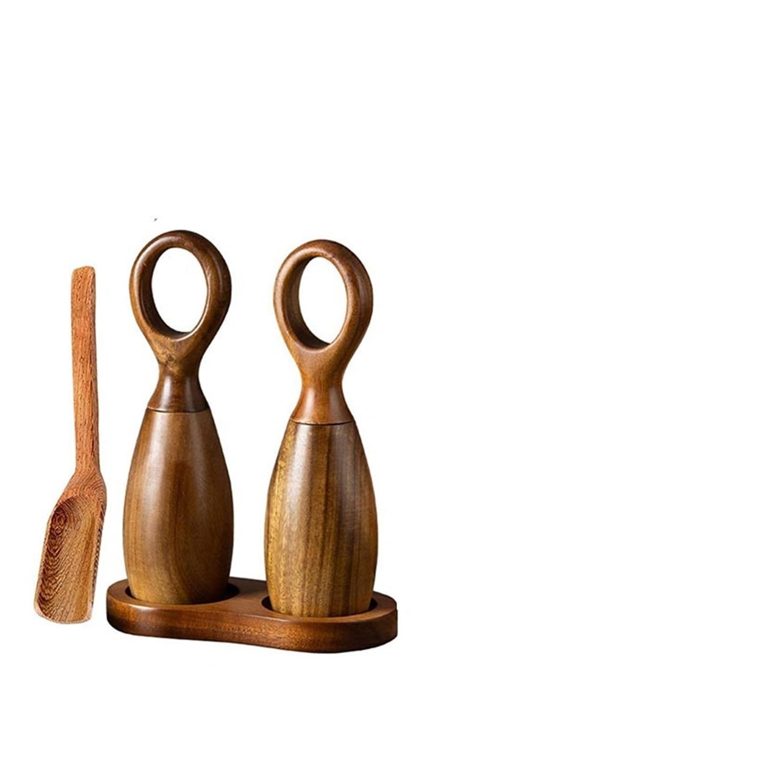 Macinino per cereali, Set macinapepe con cucchiaio di base, macinasale marino for ristoranti