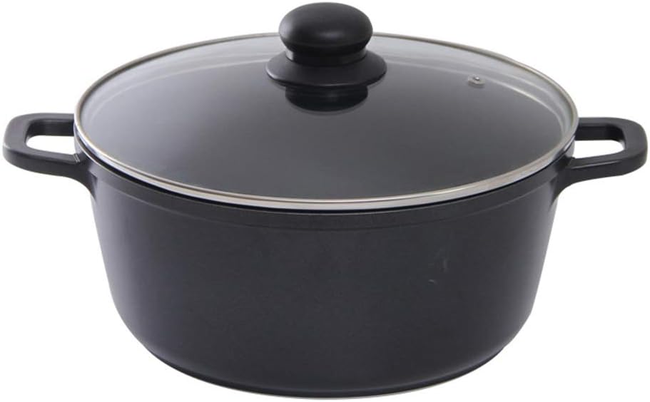 Aluminum Home Multi-Function Non-Stick Cooker Universal Back-end Bi Pot Cookware for Gas (Size : Diameter 22cm) (Diameter 24cm)