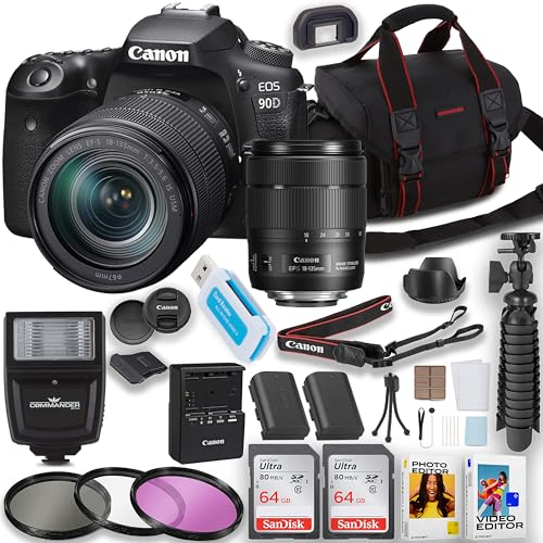 Canon EOS 90D Cámara DSLR con lente EF-S 18-135mm miniatura 1