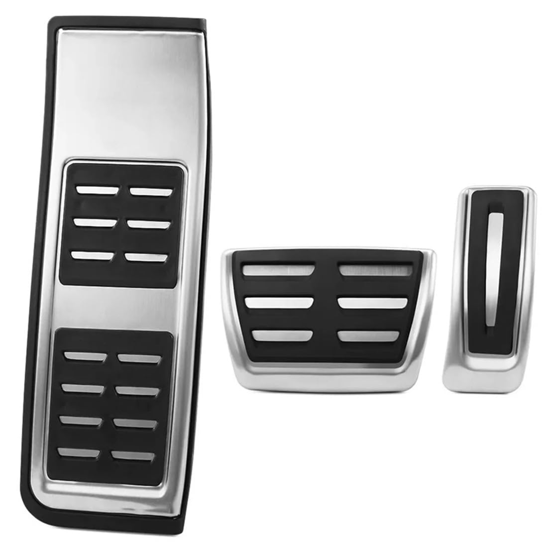 Car Pedals Covers,Compatible with Audi A4 B9 A5 F5 2016-2019,Pedal Pad,3-AT witn rest pedal