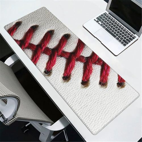 Tapis de souris de baseball 80x30 cm idéal pour bureau et maison - 7