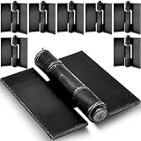 8 Pack Heavy Duty Weldable Hinges 5 mm Thick Solid Steel Butt Weld On Hinges Extra Heavy Hinge for Gates & Doors