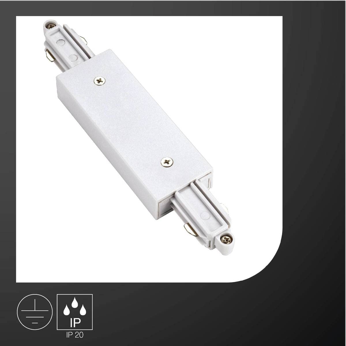 Sistema Raccordo Lineare SLV Per Binario Monofase Alto Voltaggio - Bianco, Design Minimal - Foto 9