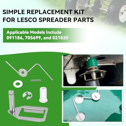 Kit de agitador reparador para esparcidor de fertilizante Lesco miniatura 4