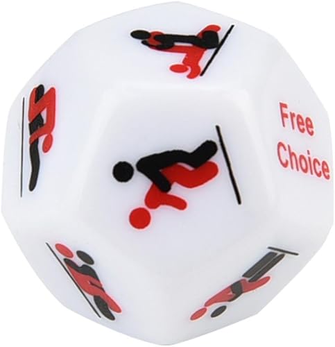 Miniatura 6 de Dados traviesos para parejas, 4 piezas de dados para adultos para parejas, juego de dados traviesos para adultos para hacer