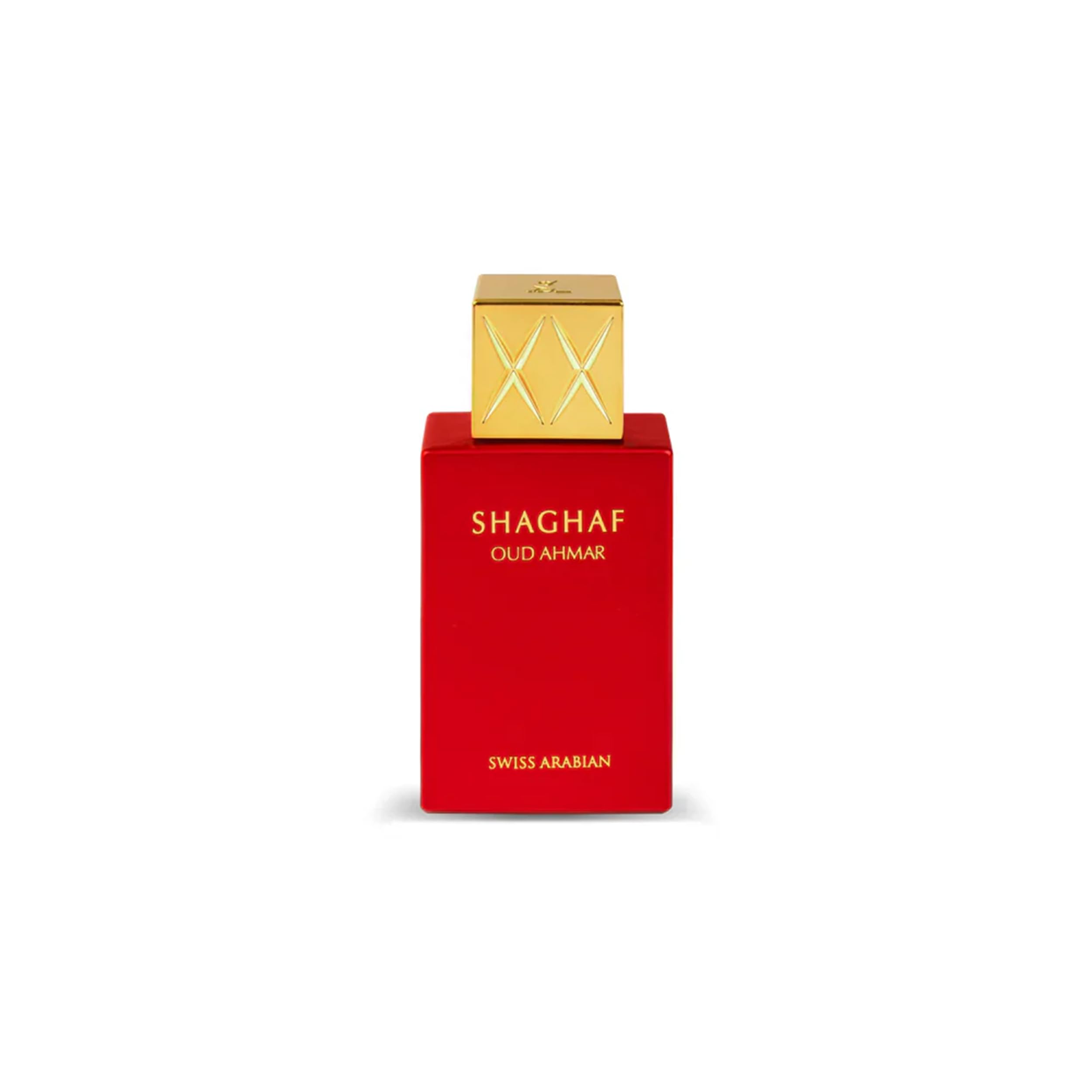 Swiss Arabian Shaghaf Oud Ahmar Eau de Parfum for Women – 25ml Travel Miniature | Warm Amber Gourmand Arabic Perfume from Dubai | Bergamot Melon Rose Vanilla Sandalwood Oud Opulent Fragrance