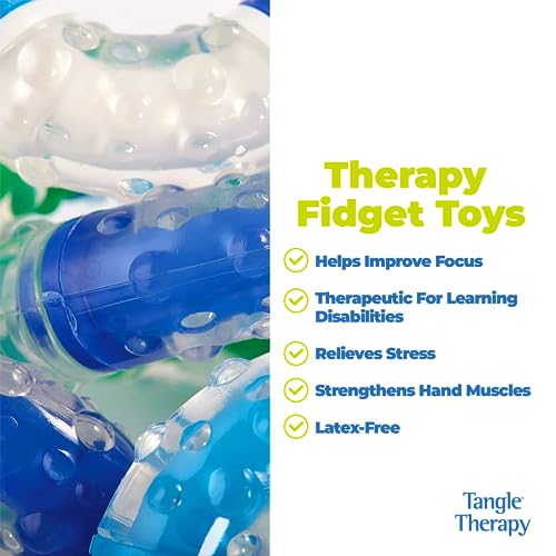 Tangle® Therapy Relax - Fidget Toy for Adults and Children - Improves Focus and Relaxes ADHD Symptoms When Played with - Quiet Fidget Toy for Work Or School - Hand Therapy Device image 11