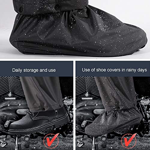 Set impermeable chaqueta y pantalón 3X-Large negro miniatura 3