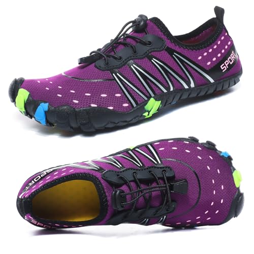 Image of ziitop Water Shoes for Men Women Beach Barefoot Swim Rock Climbing Pool Shoes Socks, Anti-Slip Breathable Quick Dry Lightweight Slip-on, Outdoor Sport Hiking Walking Boating Fishing Diving Surfing