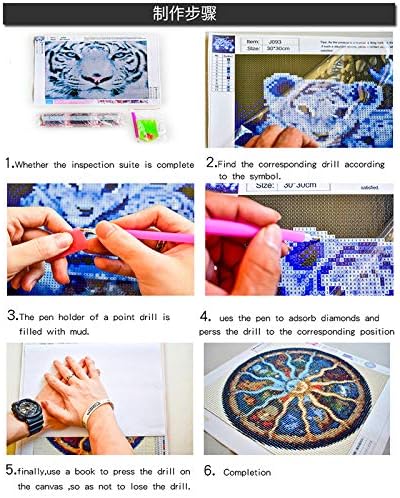 Miniatura 7 de Kits de pintura de diamantes por números para adultos y niños, pintura de diamantes 5D de caricaturas de princesa, taladro completo, bordado de