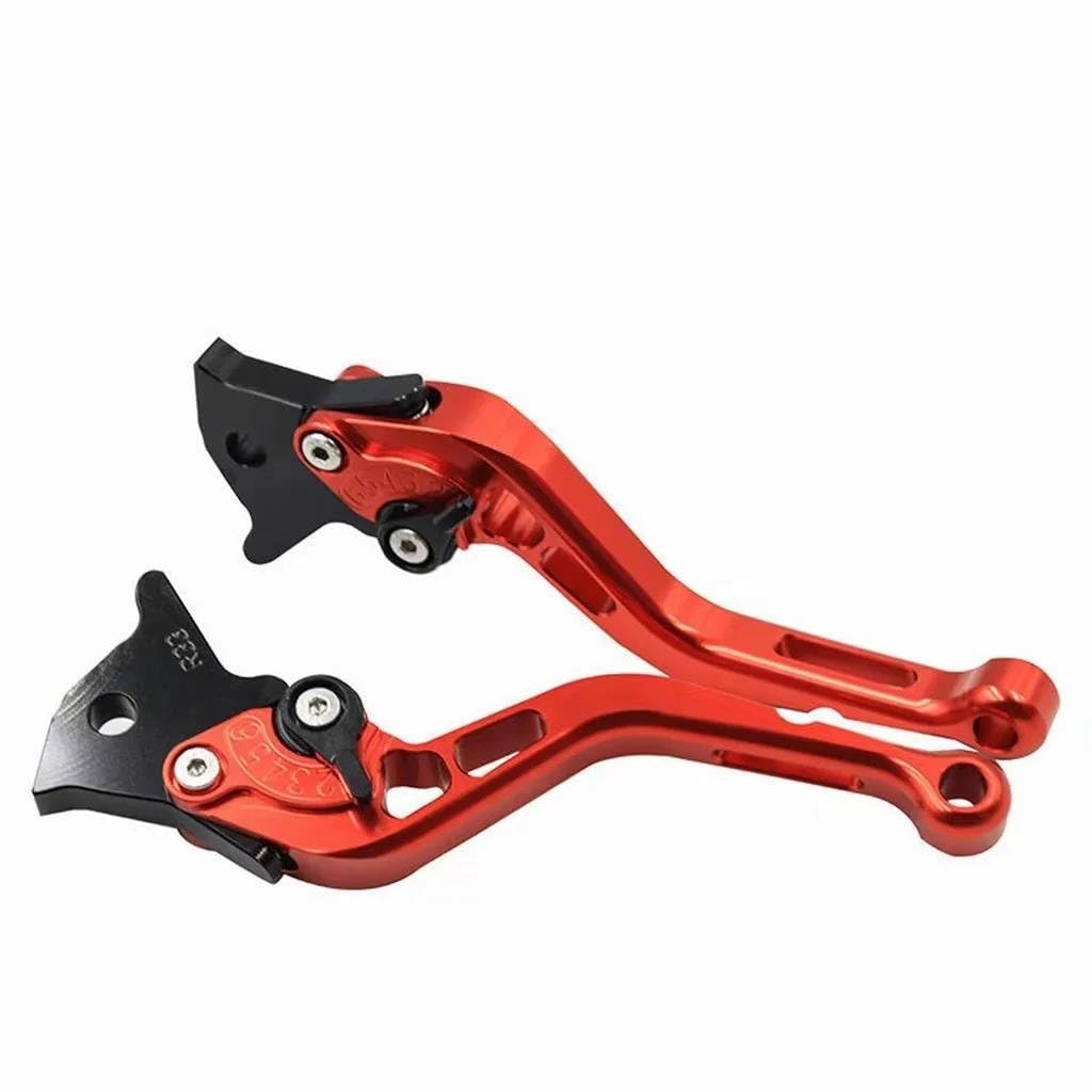 Manetas Embrague Freno Ajustables Para Gilera Runner 50 125 VX ST 180 200 VXR FXR ST(Red)