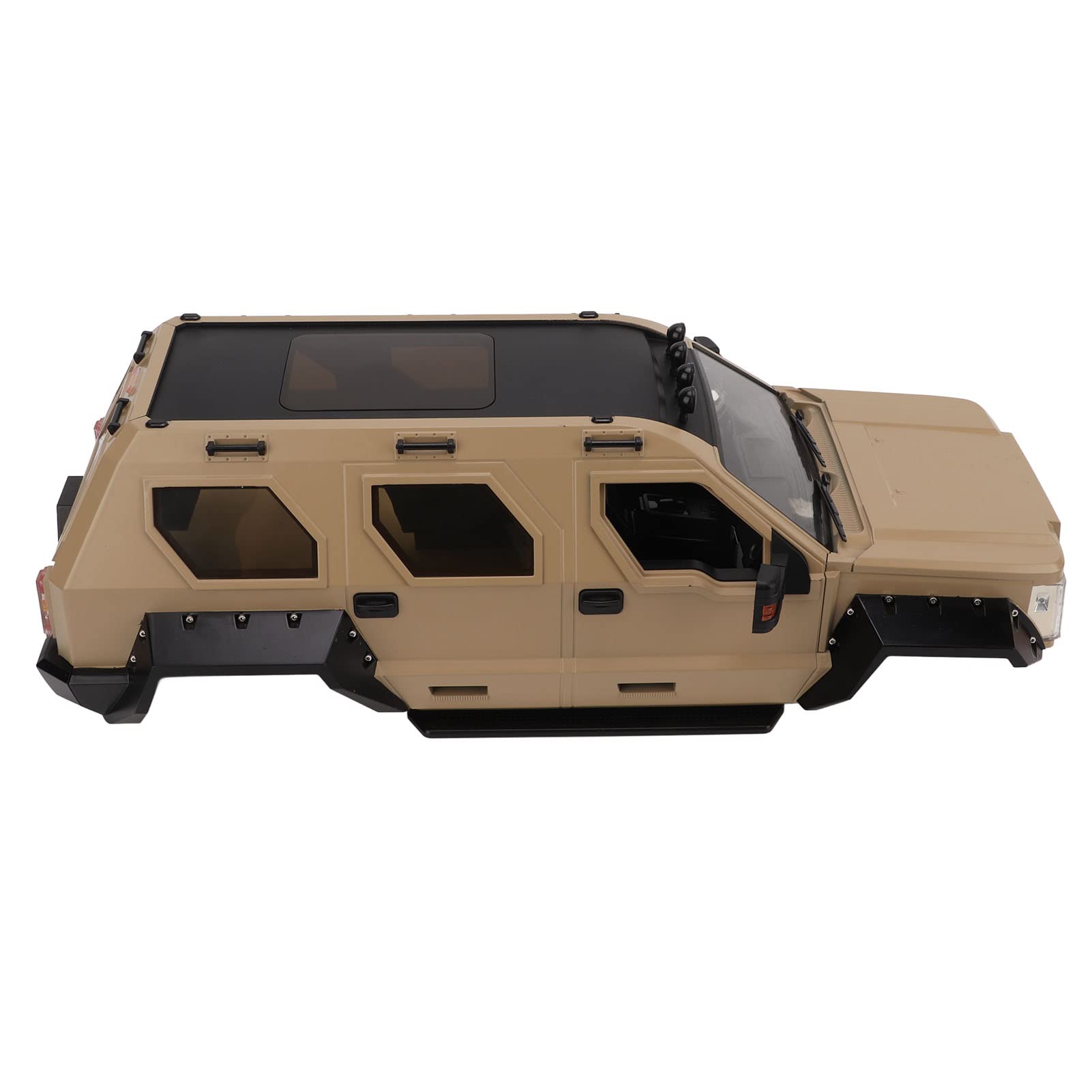 Nadwozie do Samochodu 1/10 RC Desert Yellow Trwałe, Sztywne Plastikowe Części do Modernizacji Modelu do Axial SCX10 324 Mm Rozstaw Osi 1 Zestaw