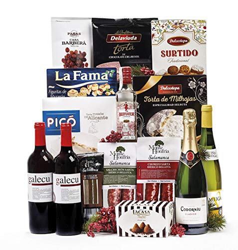 Lote Regalo Cesta de Navidad Turrones Regalo 2020 Gourmet Especial Personal o...