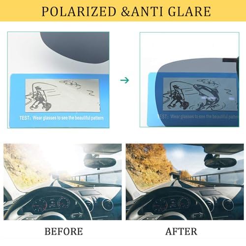 Image of Polarized Clip-on Sunglasses with Flip Up Function Anti-Glare UV400 Driving Glasses for Prescription Glasses