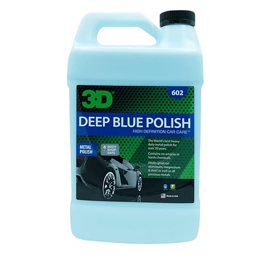 3D Metal Polish - Heavy Duty Multi Purpose Polish, Cleaner, Restorer and Protectant for Metal, Aluminum, Chrome 1 Gallon