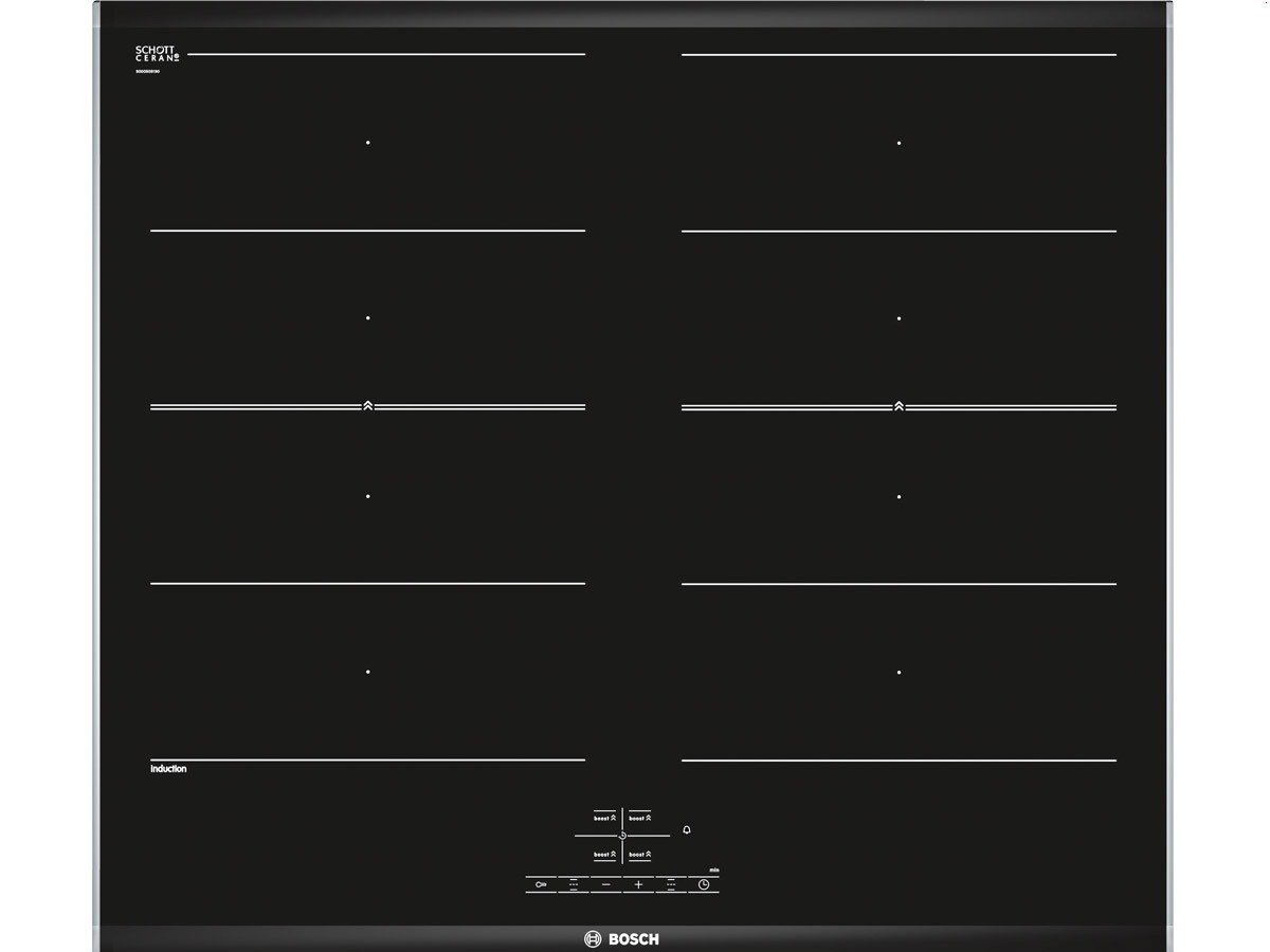 Bosch HND72PF50 Backofen-Kochfeld-Kombination/A / 63 L / 3D Heißluft Plus/Flex Induction/edelstahl