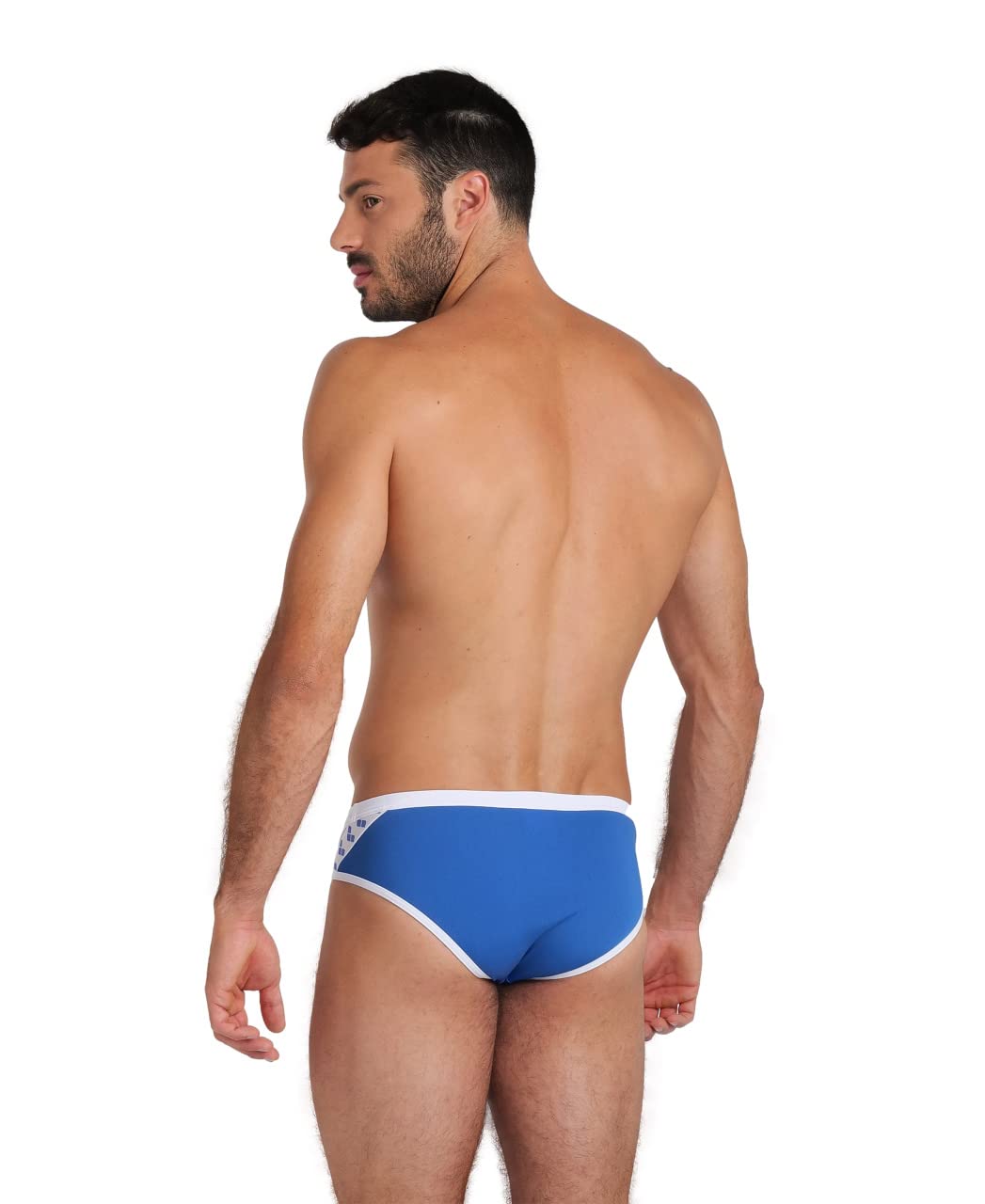 Arena Men's Icons Bañador Sólido Bañador Bragas de Natación, Royal/Blanco, 8