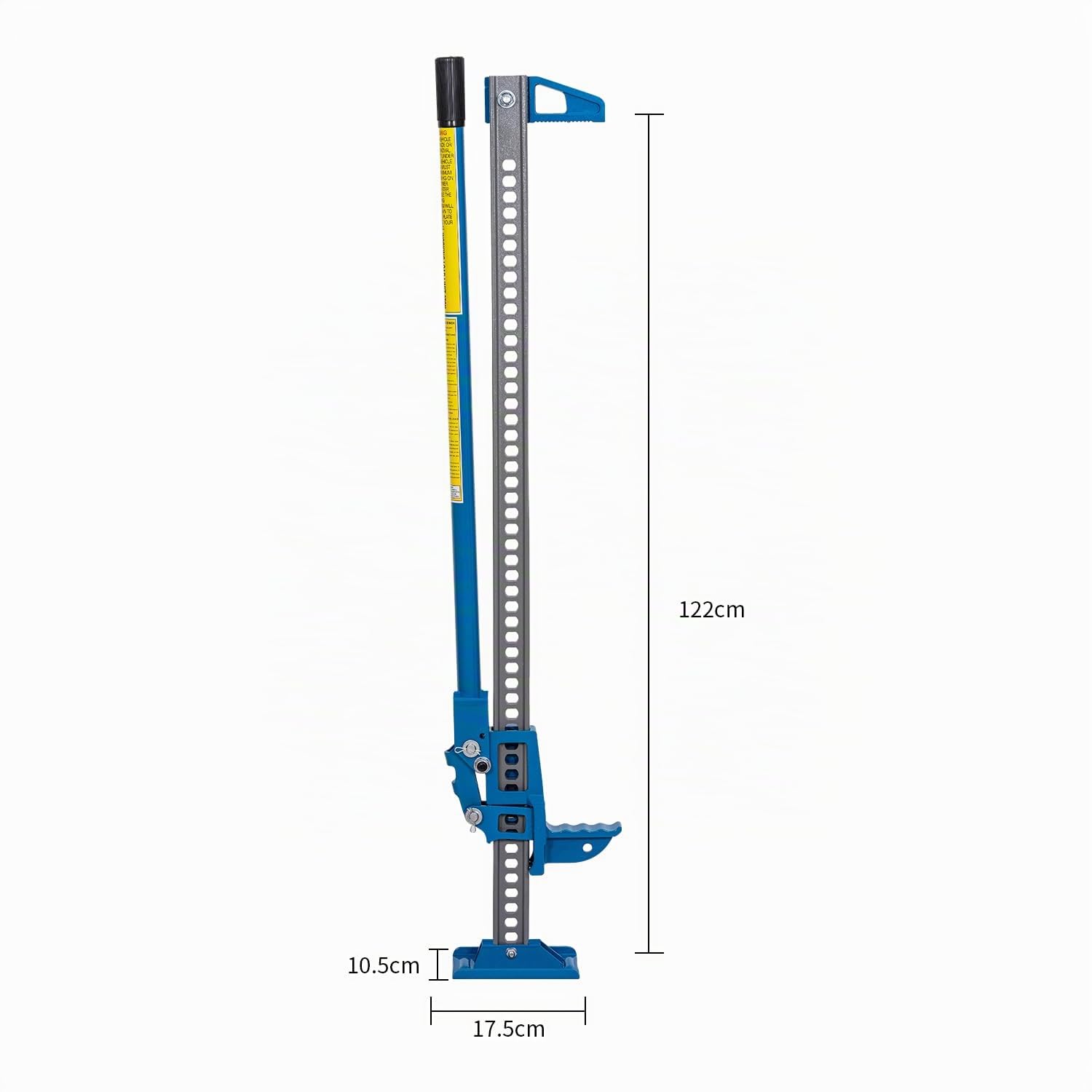 KATSU Tools Farm Jack Heavy Duty 48" 3 Ton Capacidad de Carga con Accesorio de Elevación de Parachoques, High Lifting Ratchet Farmers Jack Gato Offroad para 4X4 SUV Tractores Camiones
