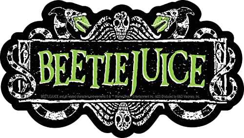 C&D Visionary Beetlejuice Logo Sticker Black Green