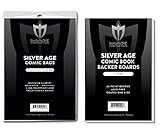 (500) Silver Size Ultra Clear Comic Book Bags and Boards - by Max Pro (Qty= 500 Bags and 500 Boards)