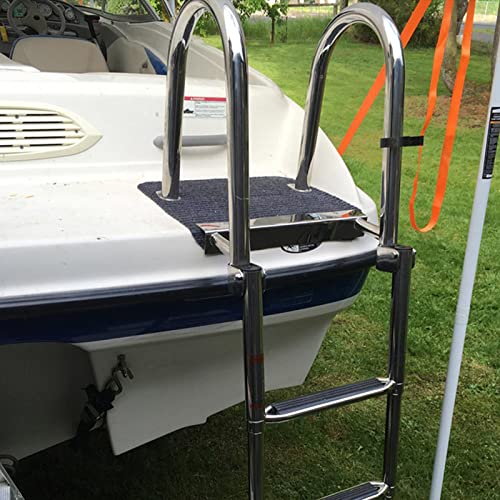 Escalera plegable telescópica para piscina de 3 pasos JYDQM miniatura 5
