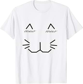 Amazon | ミュウ ミュウ 猫 シャツ Tシャツ | Tシャツ