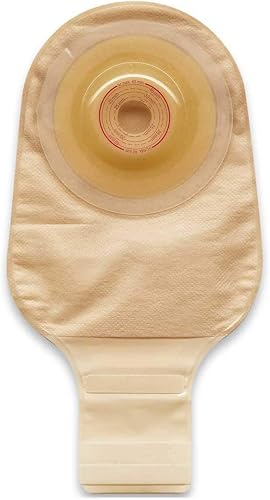Esteem + Flex Ostomy Pouch Sistema de una pieza de 8-1/2 pulgadas de longitud de 13/16 a 1-3/8 pulgadas de estoma convexo drenable V2, recorte a